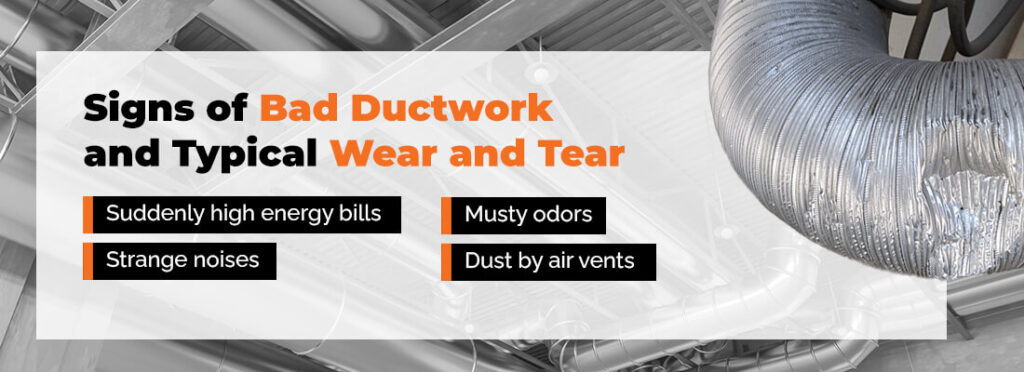 Signs of Bad Ductwork and Typical Wear and Tear